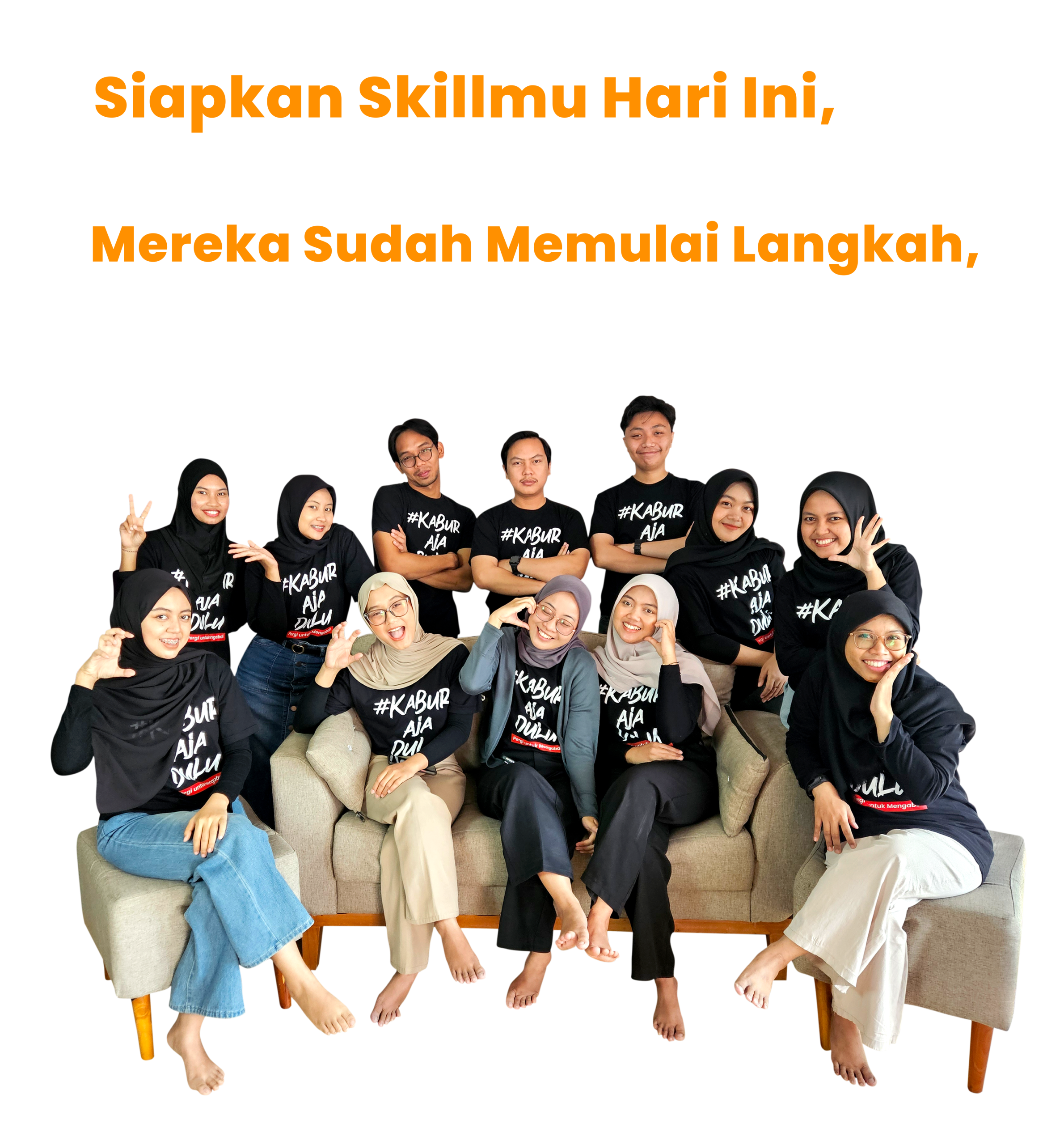 foto bareng flip academy